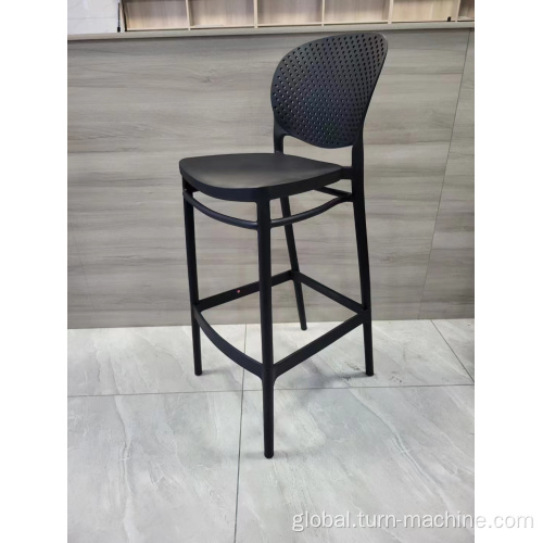 Modern Stackable Club Polypropylene Bar Chair PP Plastic Barstool Commercial Kitchen Bar Chairs Bar Supplier